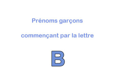 100 Prénoms De Garçons Commençant Par La Lettre B - Bola Little Panda